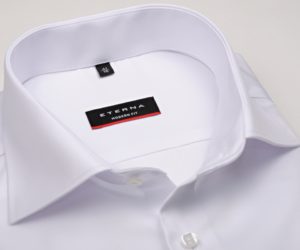 Nejprodávanější pánská bílá neprůhledná košile Eterna